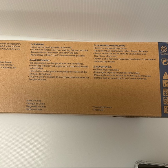 PARTYLITE Set Of 3 Woodland Animals Fox Owl Deer Tea light Cups Ivory Bisque NWT - Picture 11 of 11